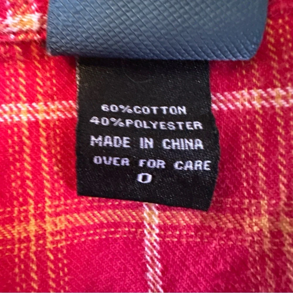 Harry Potter Torrid Gryffindor Red Cotton Plaid Button Up Shirt Large 12‎ EUC